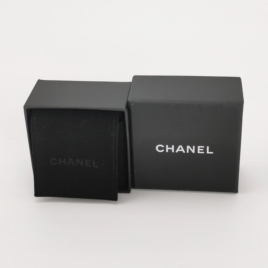 Chanel 2021 Strass & Resin Floral CC Ear Climber Earrings
