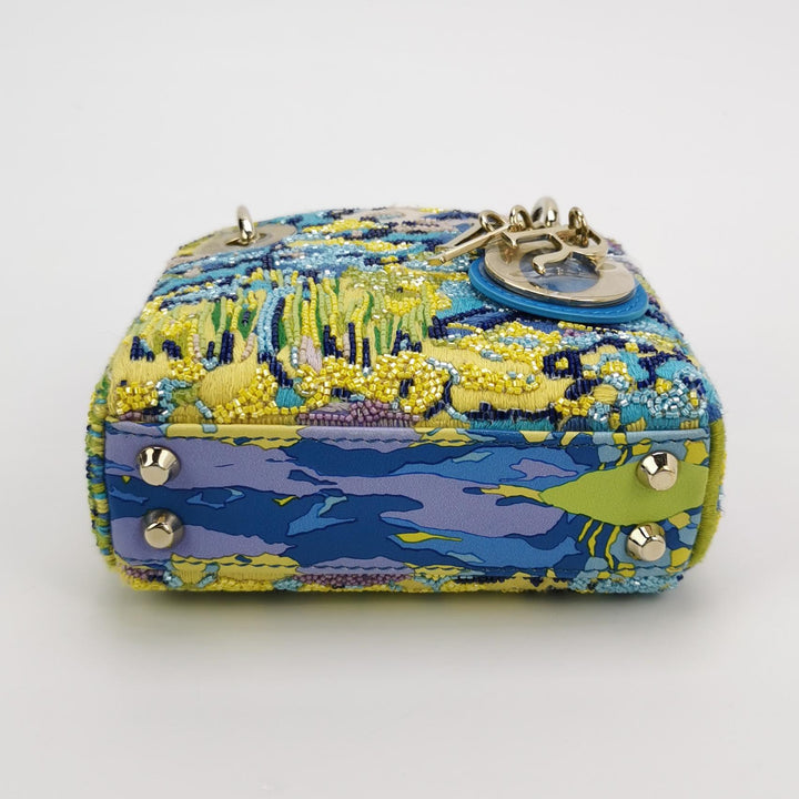 Dior Multicolour Beaded Lady Dior Micro Bag