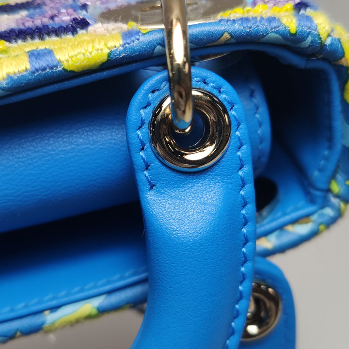 Dior Multicolour Beaded Lady Dior Micro Bag