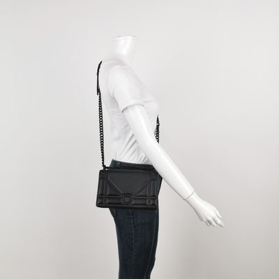 Dior Diorama In Black Ultramatte Small Size