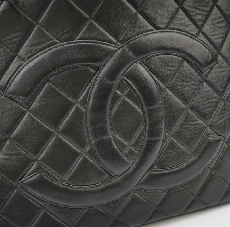 CHANEL Medallion Tote in Black Caviar Leather