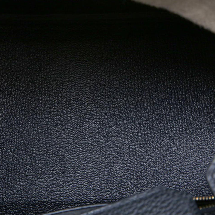 Hermès Birkin 30 Black Taurillion Clemence Leather Square P Stamp Gold Hardware 2012