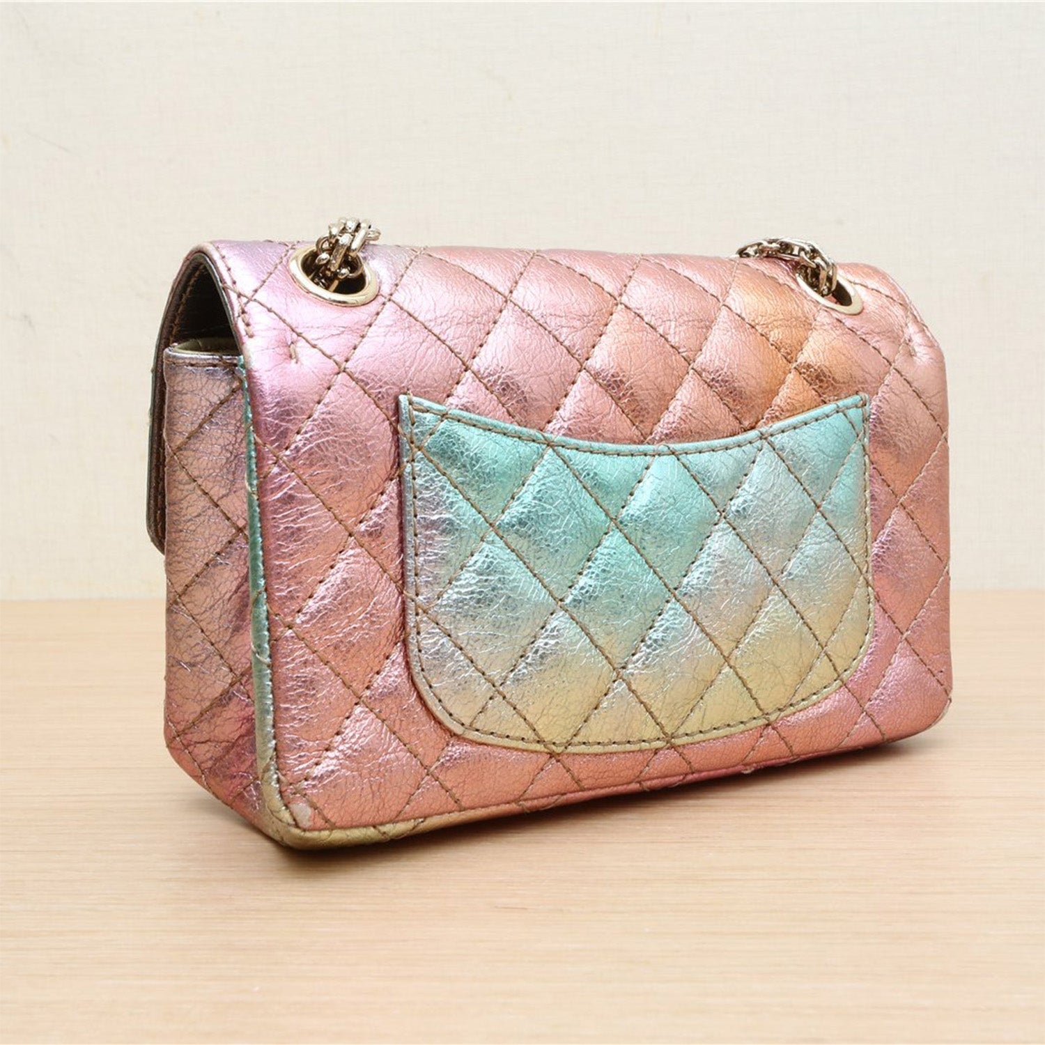 Chanel Multicolor Quilted Tweed Reissue WOC Bag