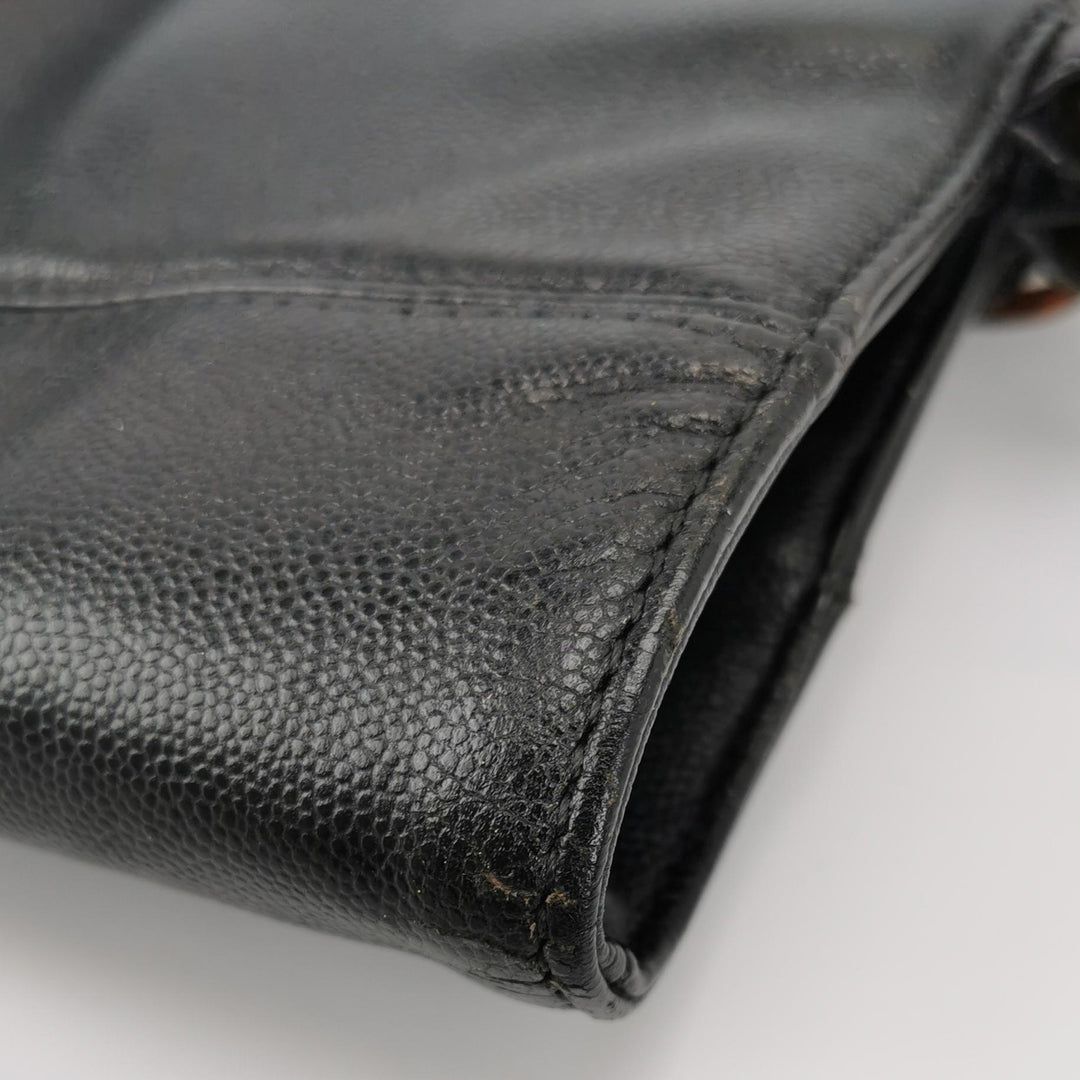 Chanel Vintage Chain CC Tote Black