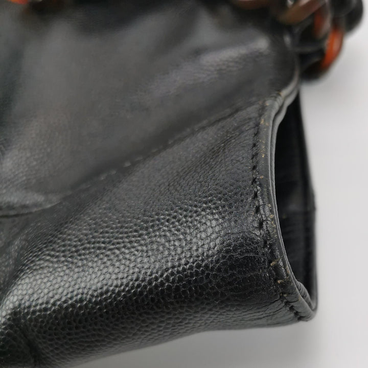 Chanel Vintage Chain CC Tote Black