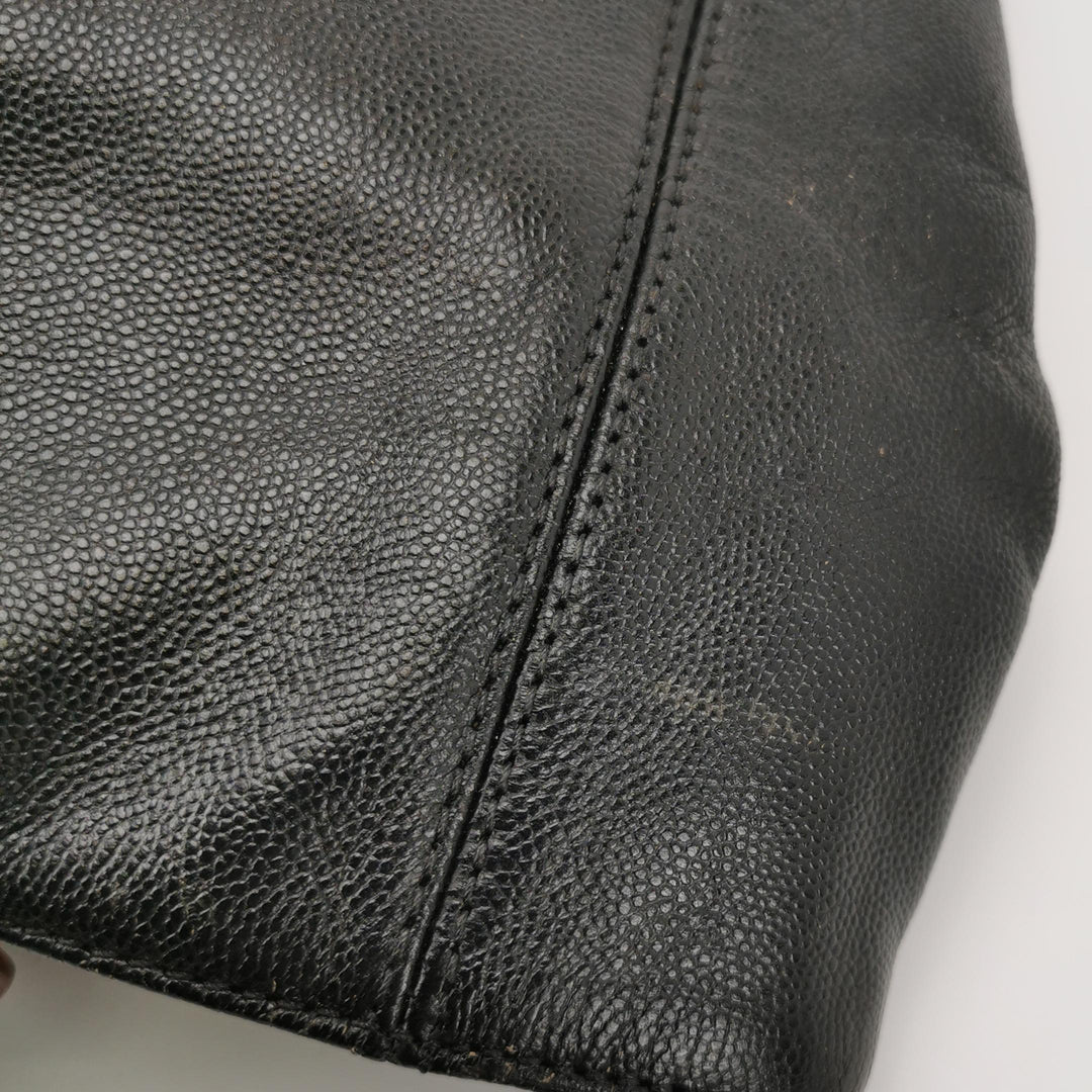 Chanel Vintage Chain CC Tote Black