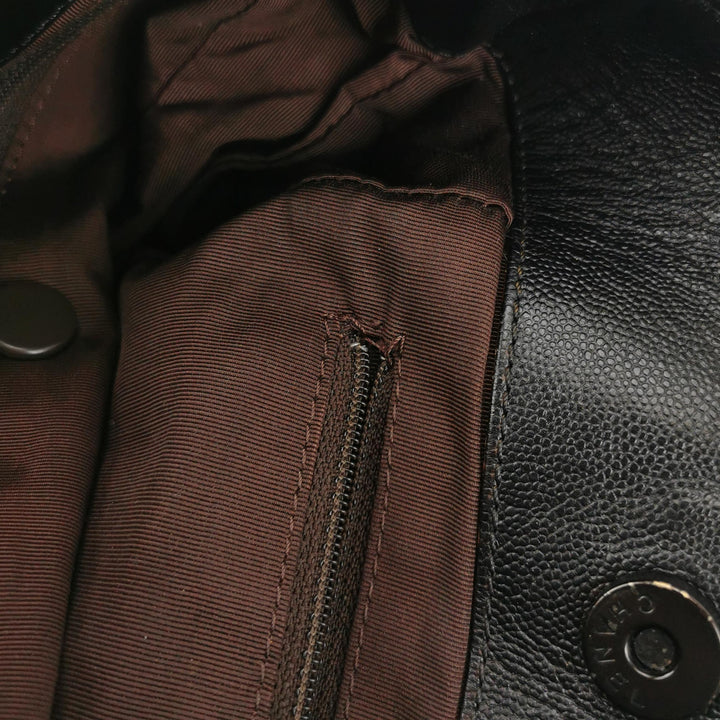 Chanel Vintage Chain CC Tote Black