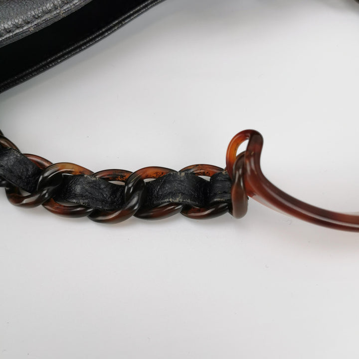 Chanel Vintage Chain CC Tote Black