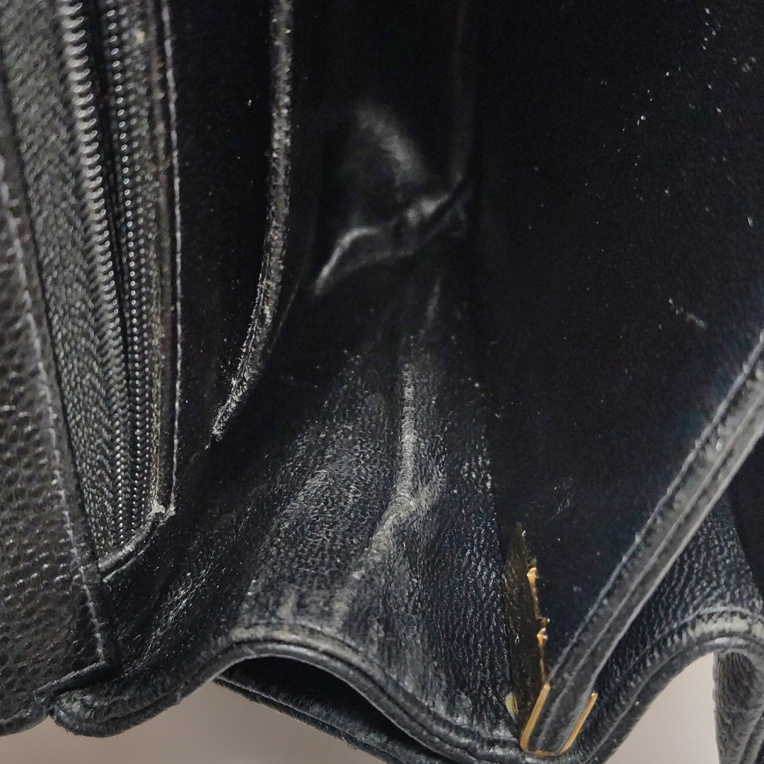 Chanel Vintage Caviar Kelly Classic Shoulder Bag