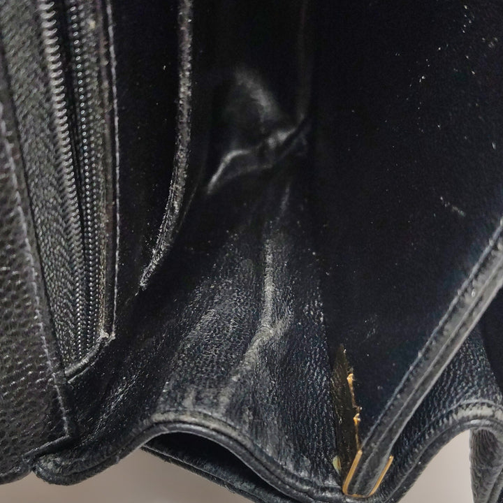 Chanel Vintage Caviar Kelly Classic Shoulder Bag