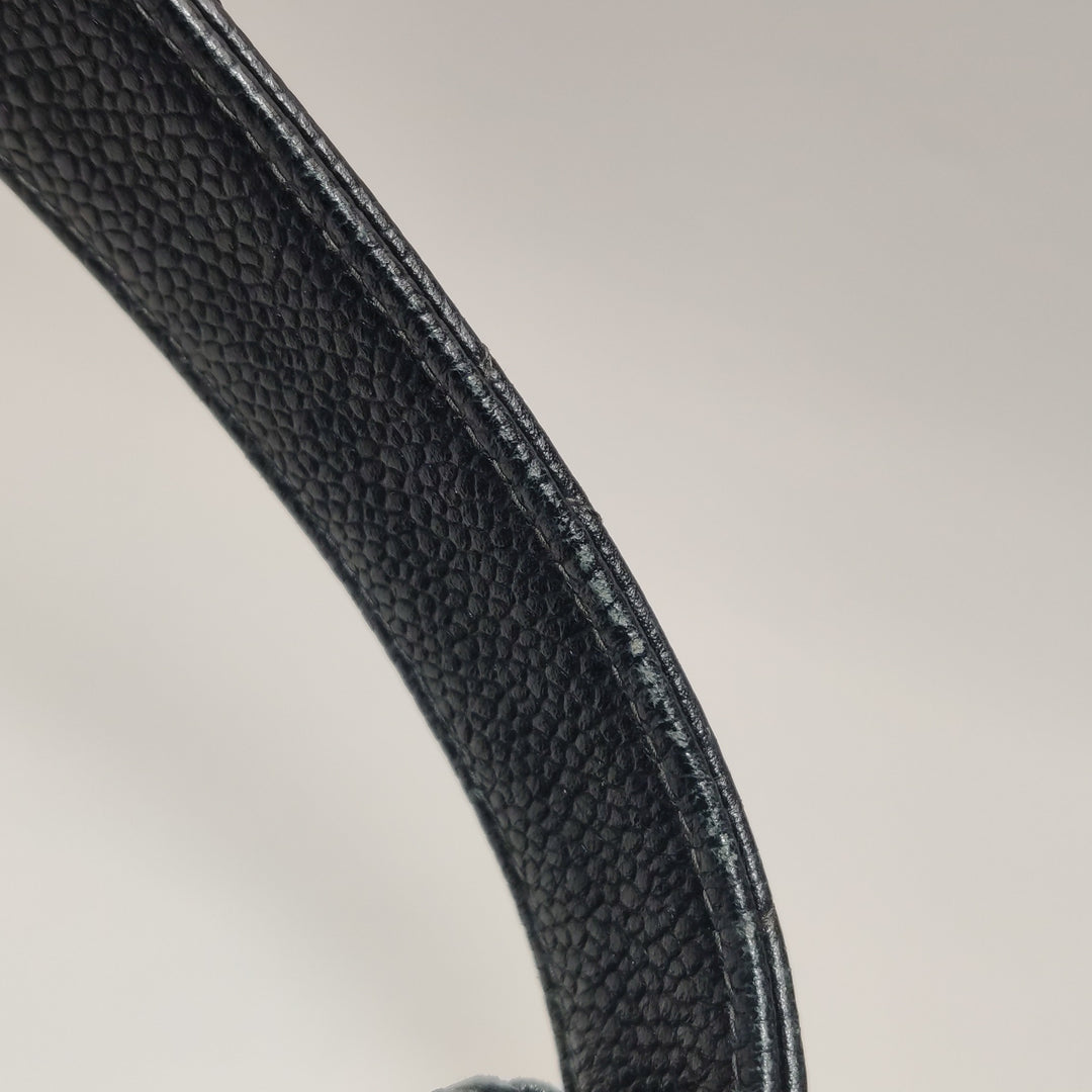 Chanel Vintage Caviar Kelly Classic Shoulder Bag