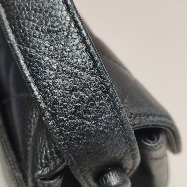 Chanel Vintage Caviar Kelly Classic Shoulder Bag