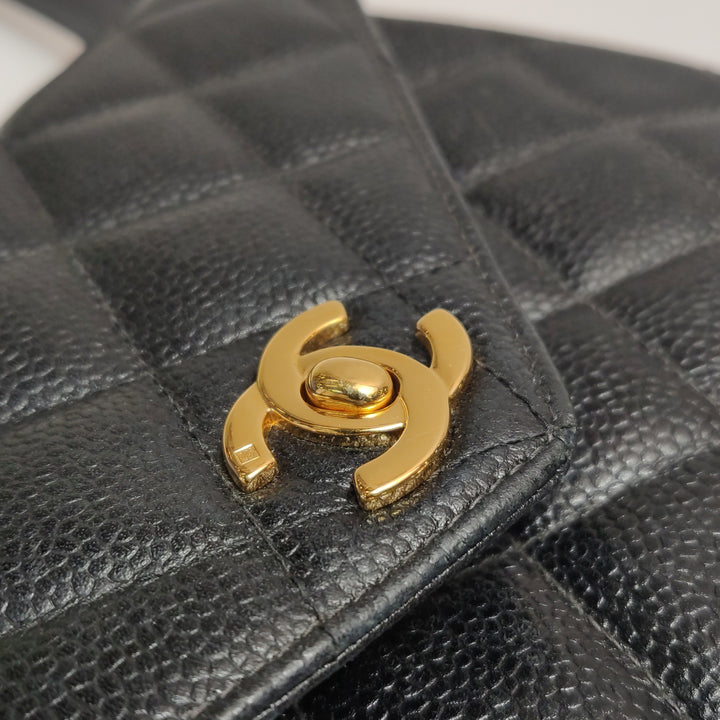 Chanel Vintage Caviar Kelly Classic Shoulder Bag