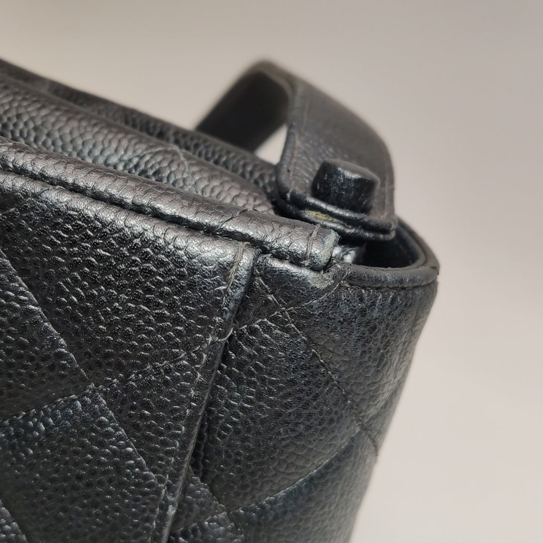 Chanel Vintage Caviar Kelly Classic Shoulder Bag