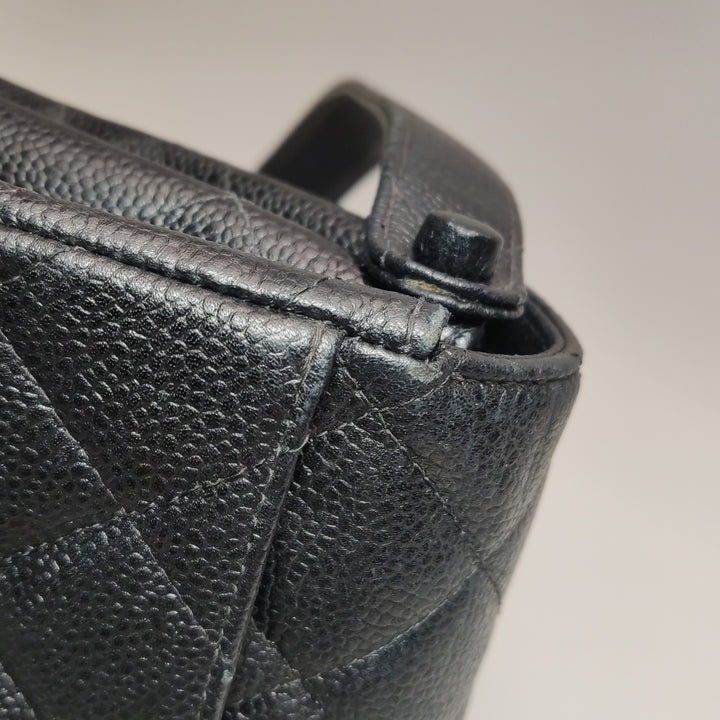 Chanel Vintage Caviar Kelly Classic Shoulder Bag