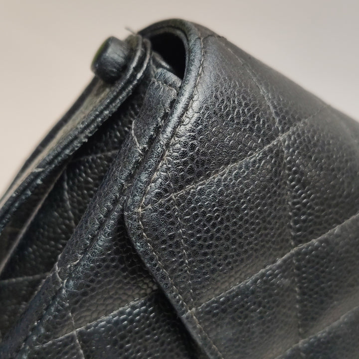 Chanel Vintage Caviar Kelly Classic Shoulder Bag