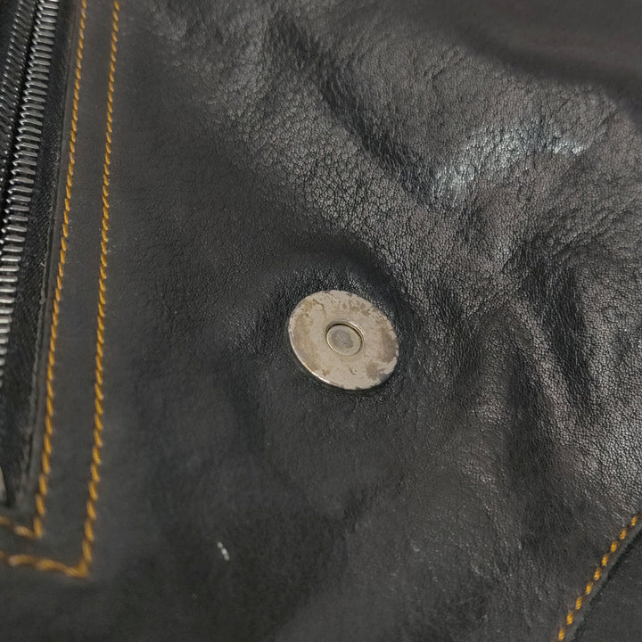 Dior Calfskin Gaucho Double Saddle Bag Black