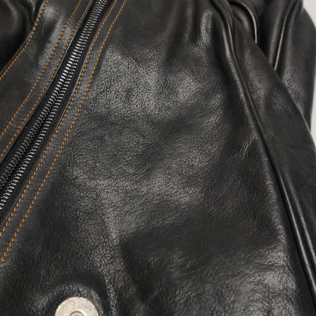 Dior Calfskin Gaucho Double Saddle Bag Black