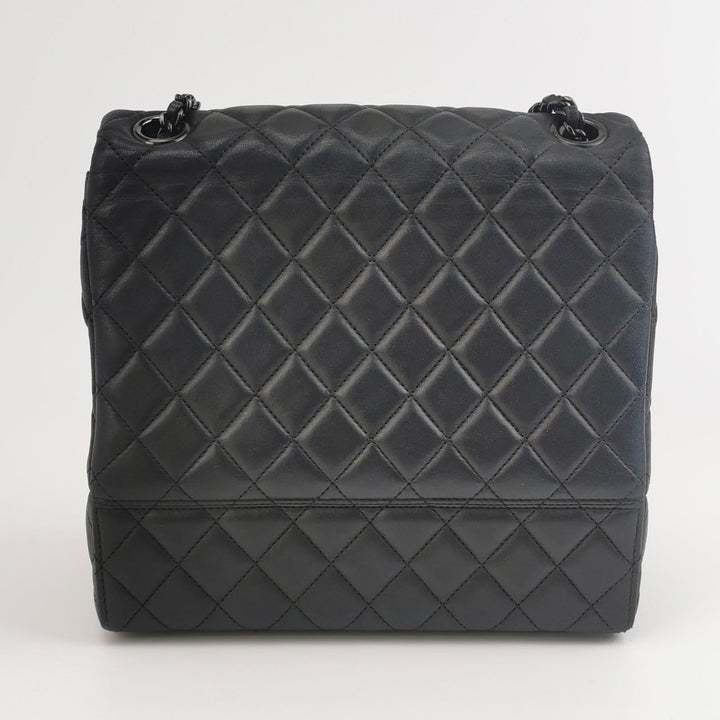 Chanel 2016 Quilted Cockpit Flap Bag Black