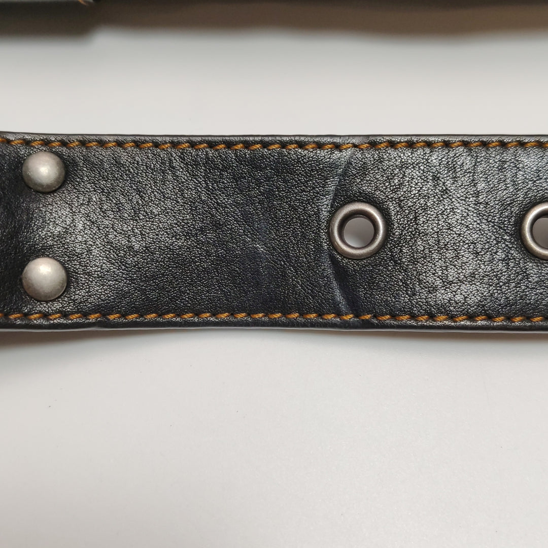 Dior Calfskin Gaucho Double Saddle Bag Black