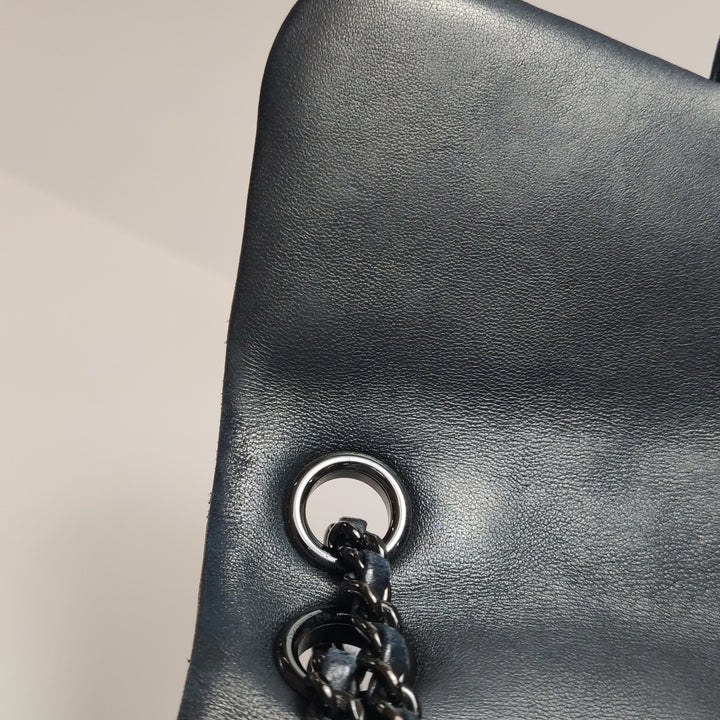 Chanel 2016 Quilted Cockpit Flap Bag Black