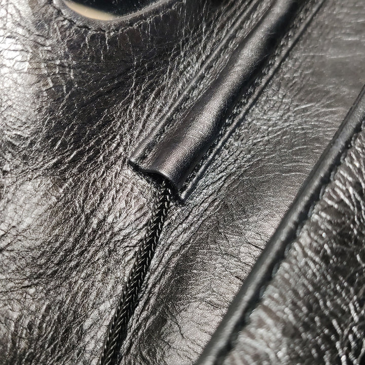 Chanel 2.55 Reissue East-West (E/W) Flap Clutch Bag Medium Metallic Aged Calfskin Dark Grey Silver Hardware
