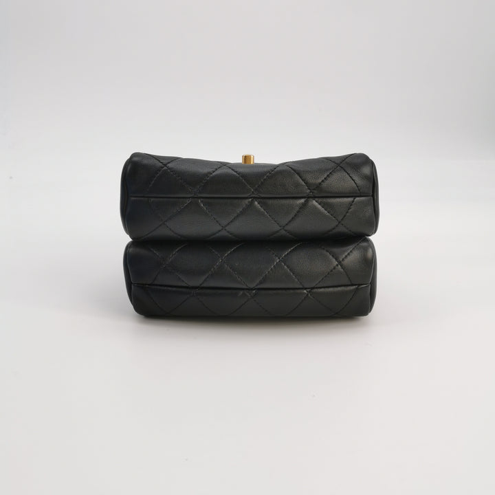 Chanel Side-Pack Bags Black Lambskin