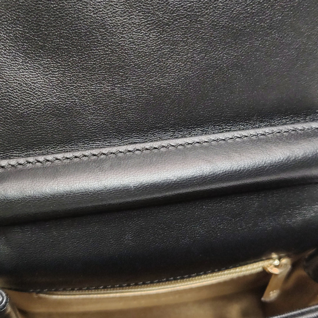 Chanel Side-Pack Bags Black Lambskin