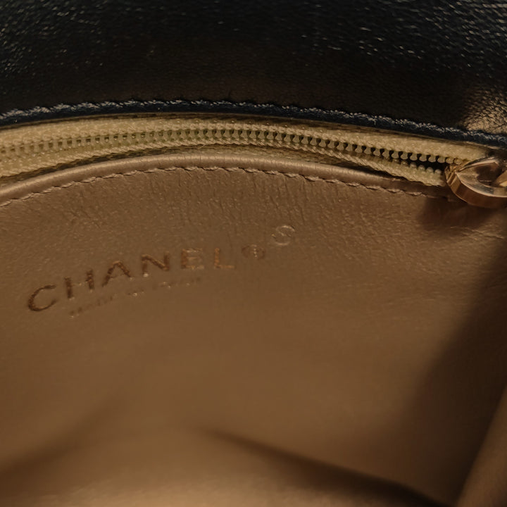 Chanel Side-Pack Bags Black Lambskin