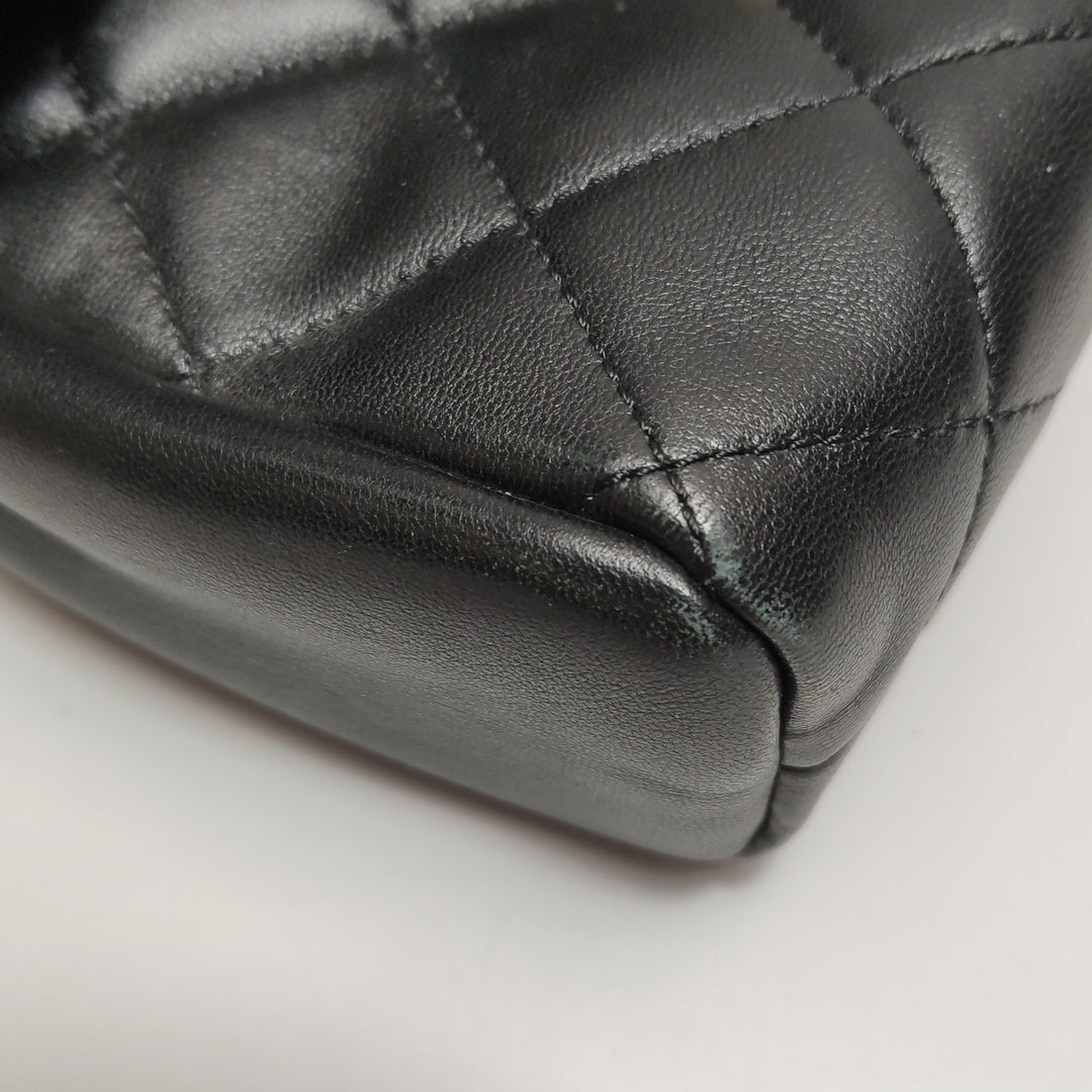 Chanel Side-Pack Bags Black Lambskin