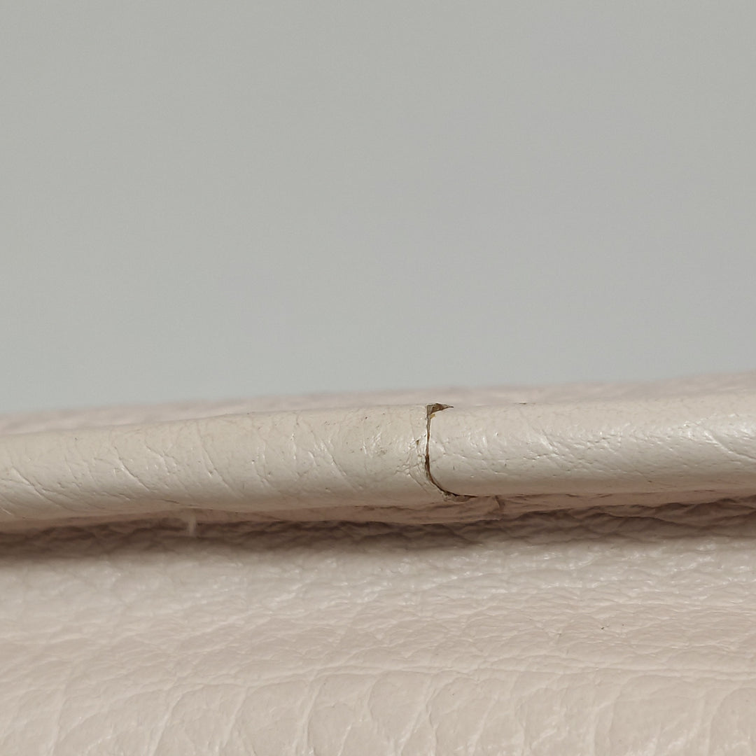 Chanel Vintage Mademoiselle Lock Flap Bag Medium Grained Leather Light Pink Silver Hardware
