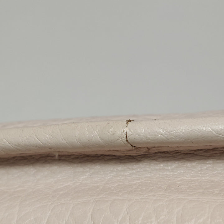 Chanel Vintage Mademoiselle Lock Flap Bag Medium Grained Leather Light Pink Silver Hardware