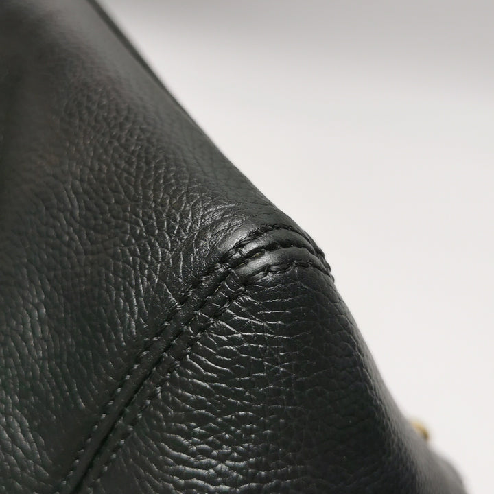Chanel Executive Cerf Tote Medium Black Grainy Caviar Leather Gold Hardware