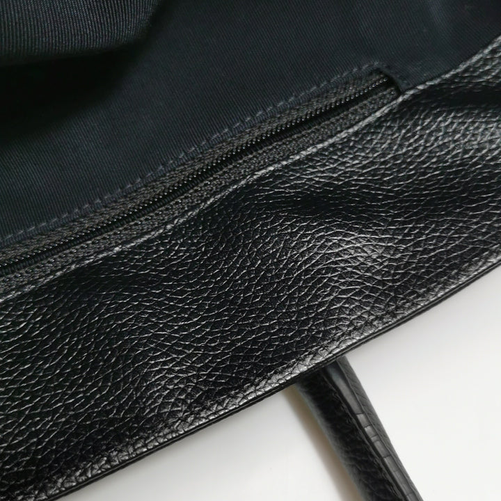 Chanel Executive Cerf Tote Medium Black Grainy Caviar Leather Gold Hardware