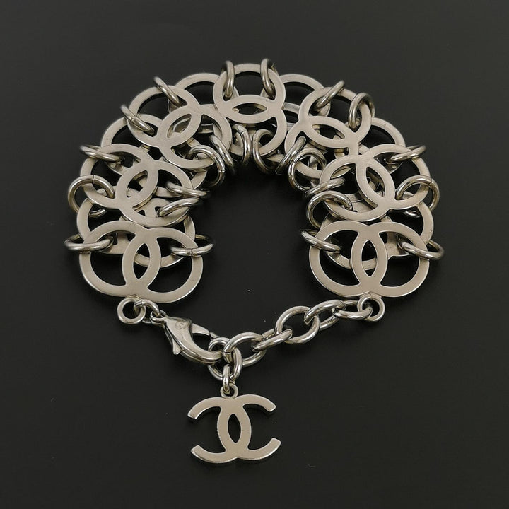Chanel CC Logo Multi Logo Bracelet