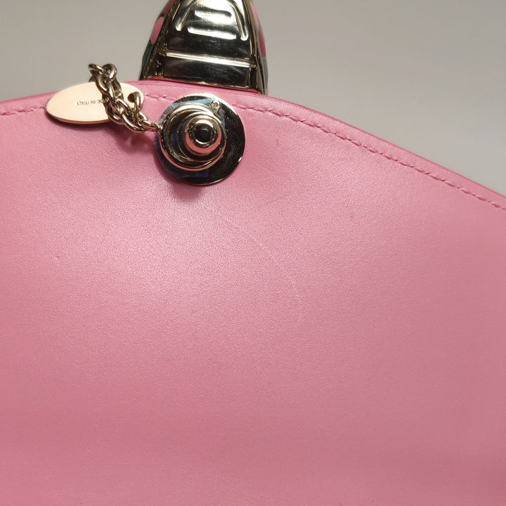 Bulgari Serpenti Top Handle Bag in Pink Green