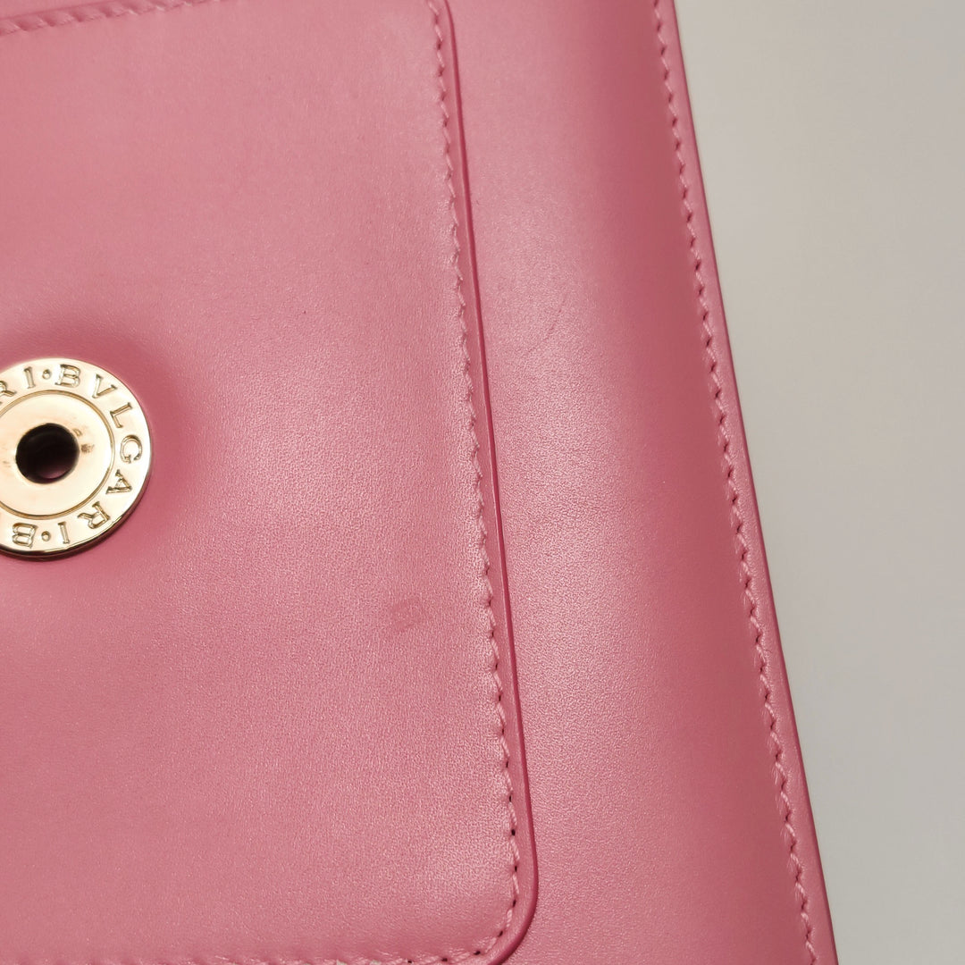 Bulgari Serpenti Top Handle Bag in Pink Green