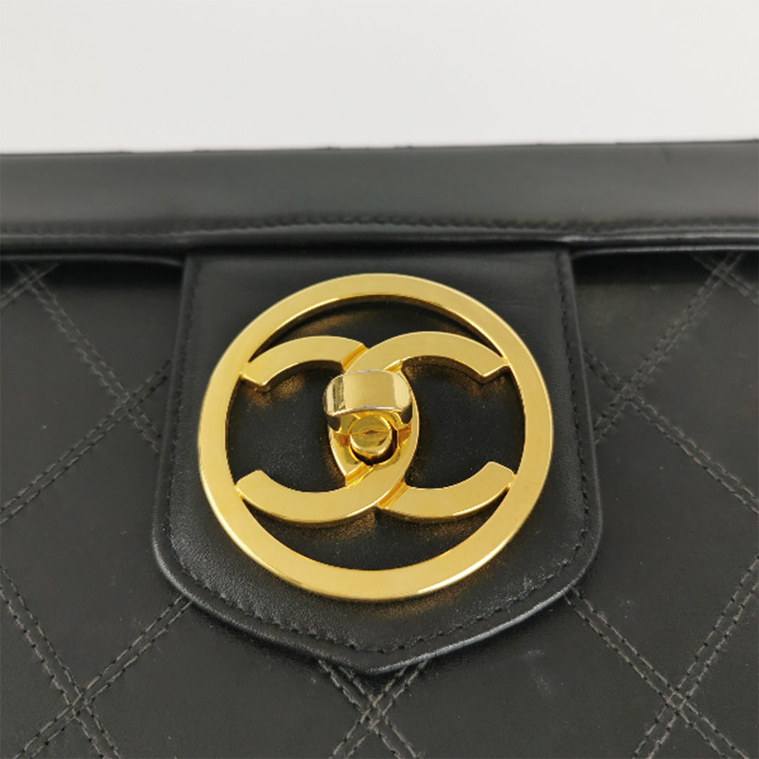 Chanel *Rare* Vintage Quilted Leather Vanity Case