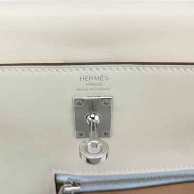 Hermes Swift Colourmatic Kelly Retourne 25 Nata Cuivre Lime Mauve Sylvestre Bleu Brume