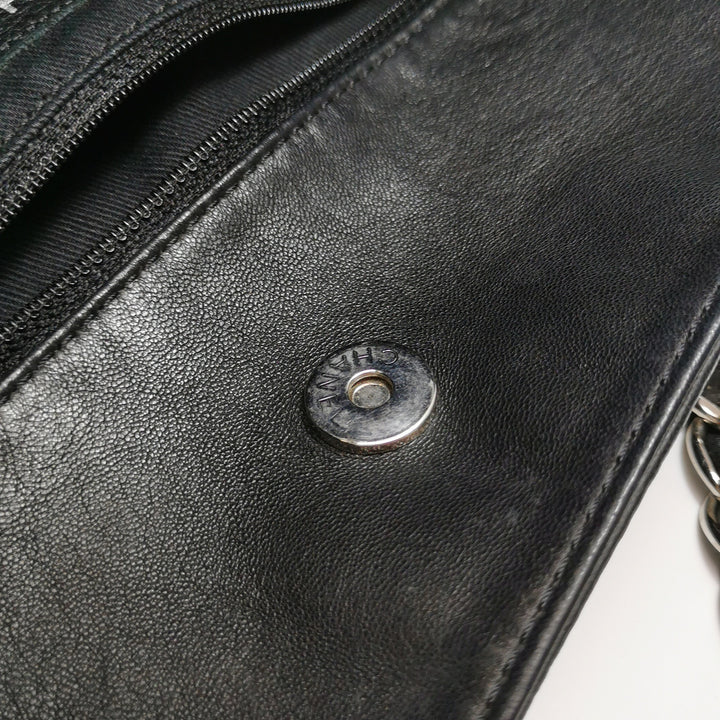 Chanel Sharpei Shoulder Hobo Bag in Black