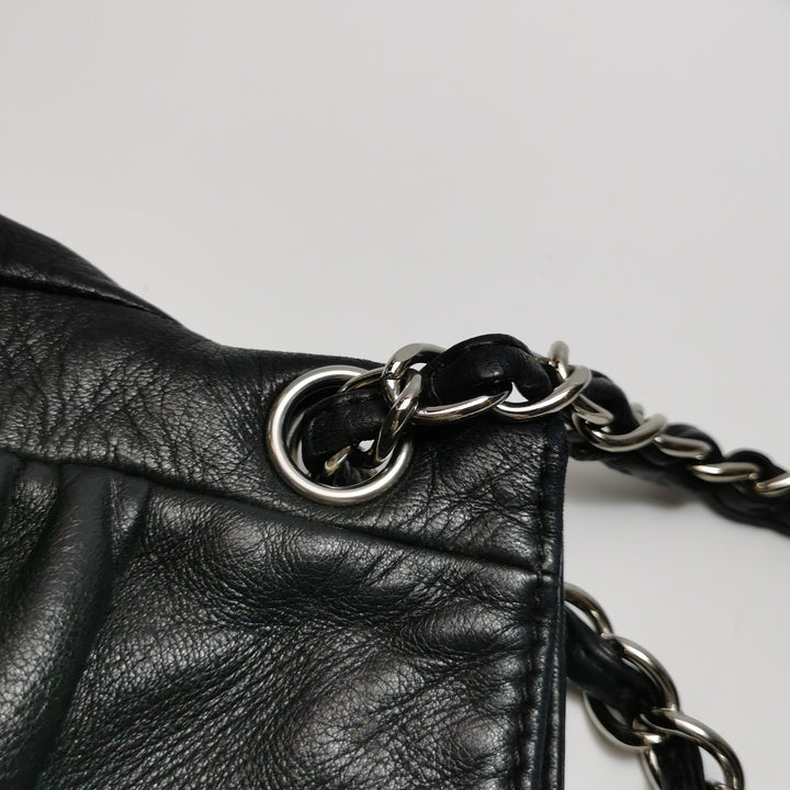 Chanel Sharpei Shoulder Hobo Bag in Black