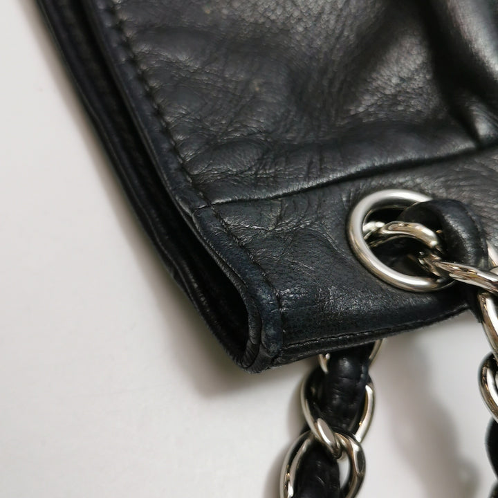 Chanel Sharpei Shoulder Hobo Bag in Black