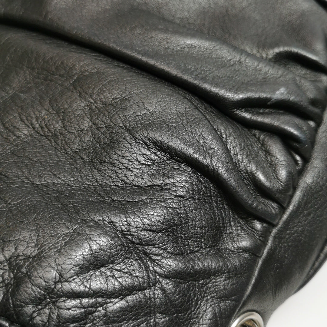 Chanel Sharpei Shoulder Hobo Bag in Black