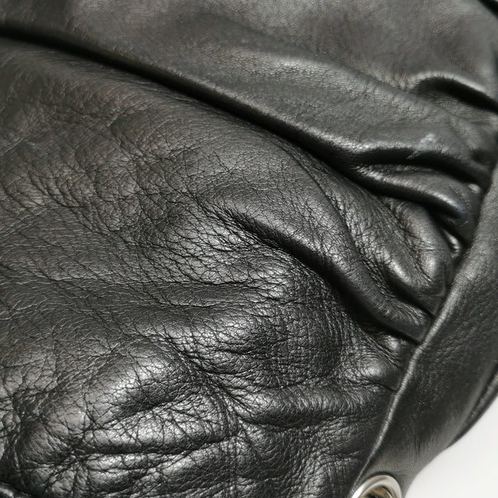 Chanel Sharpei Shoulder Hobo Bag in Black