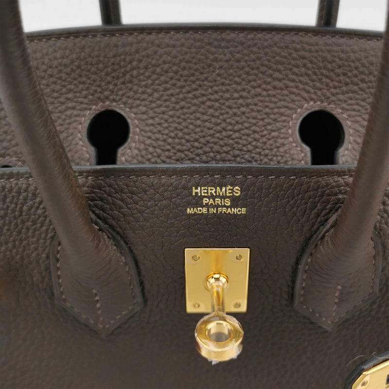 Hermès Brown Birkin 25cm With Gold Hardware Z Stamp - 2021