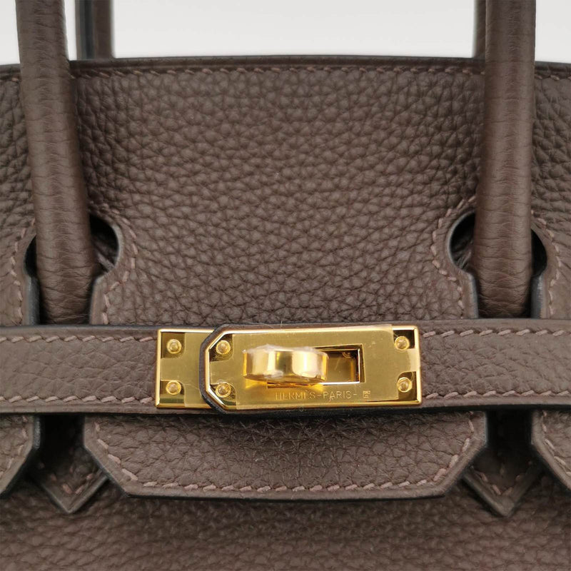 Hermès Brown Birkin 25cm With Gold Hardware Z Stamp - 2021