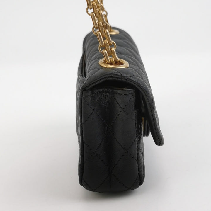 Chanel Set Of Four Mini Bags With Black Quilted Lambskin Leather Box Limited Edition