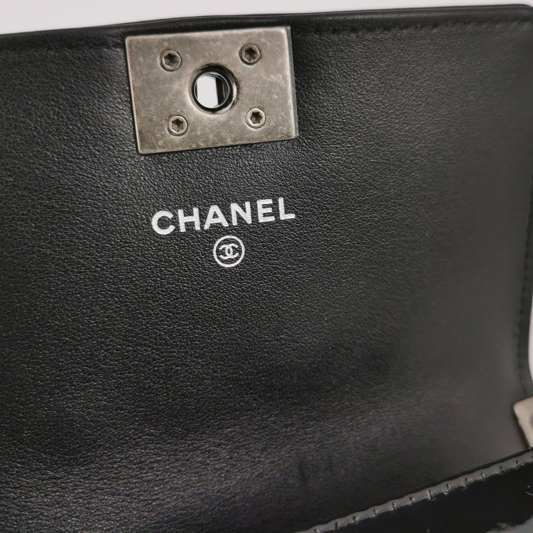 Chanel Set Of Four Mini Bags With Black Quilted Lambskin Leather Box Limited Edition