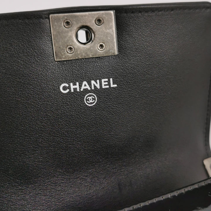 Chanel Set Of Four Mini Bags With Black Quilted Lambskin Leather Box Limited Edition