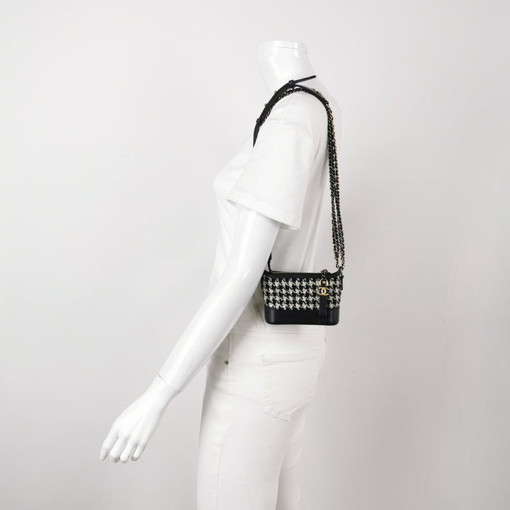 Chanel Set Of Four Mini Bags With Black Quilted Lambskin Leather Box Limited Edition